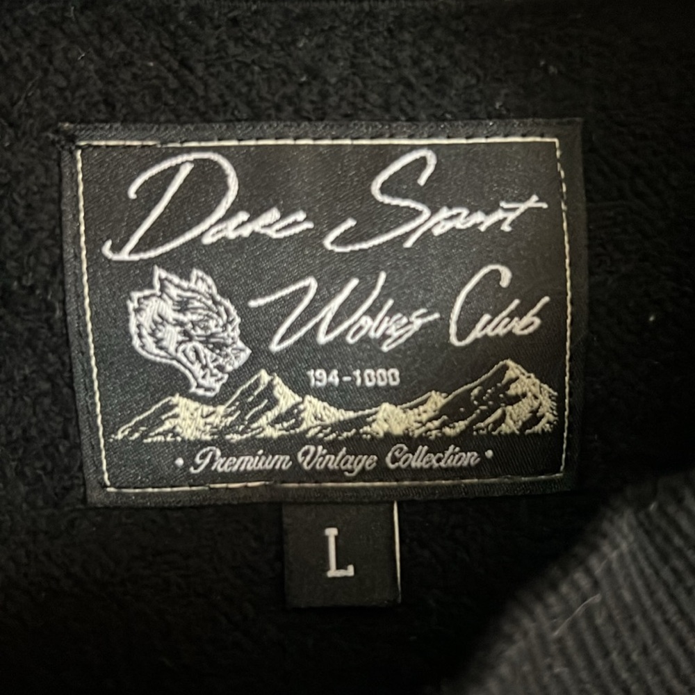 Darc Sport Black And White Wolves Forever Sweatshirt View 4